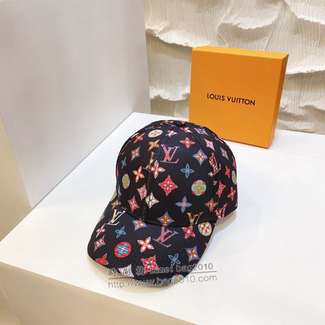 LV男女同款帽子 路易威登新款印花棒球帽鴨舌帽  mm1220